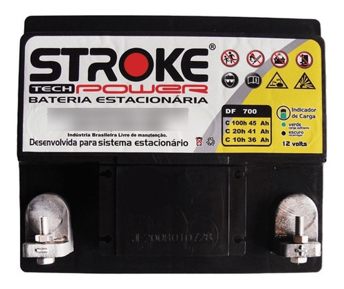 Kit3 Bateria Estacionária Df700 45ah Nobreak Energia Solar