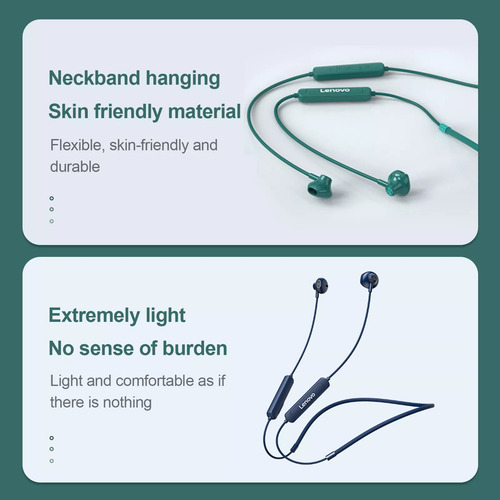 Lenovo Auriculares Deportivos Inalámbricos Sh1 Bluetooth 5.0