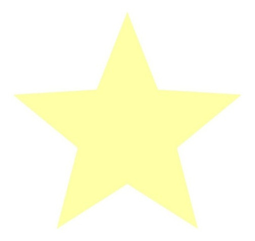 Adesivo Decorativo De Parede 100 Estrelas De 5cm Amarel Bebe