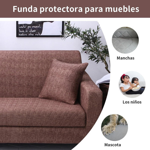 Funda Para Sofa Cama, Cubre Sofa 3 Plazas Elástica Protector