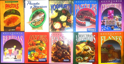 10 Revistas Recetario Nestlé Diferentes Selectas Coleccionab