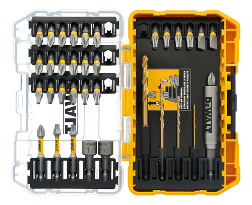 Puntas Para Taladro 35 Piezas + Estuche Dewalt (dwaumf35set)