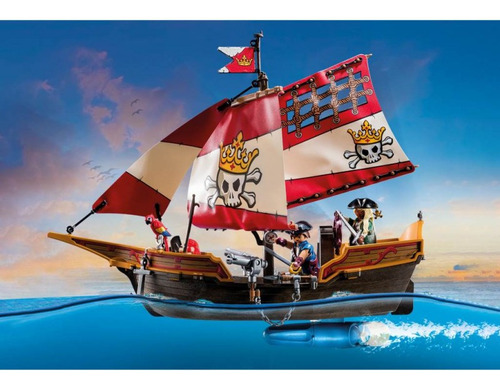 Playmobil Pirates 71418 Barco Pirata 101 Piezas 101