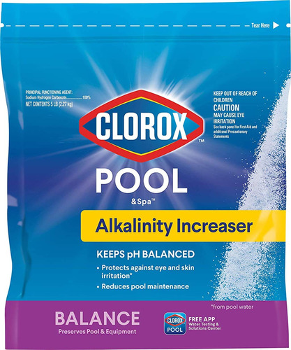 Clorox Pool&spa 12005clx - Aumento De Alcalinidad, 5 Libras