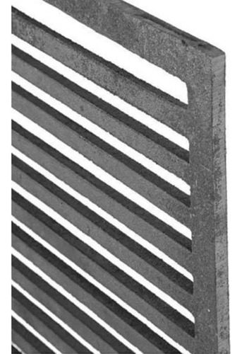 Grelha De Ferro Linear 25 X 100 Cm Rig Fundidos