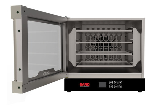 Imagem 2 de 5 de Forno Turbo Elétrico Vapor Plus Preto Saro Digital 110 220