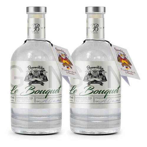 Gin Le Bouquet Premium Brennstube 2 Unidades 500ml