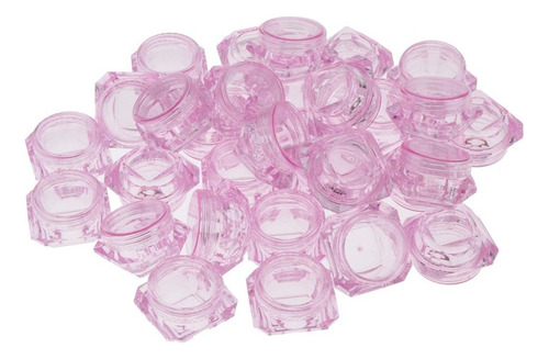 30 Unids Mini Envase Cosmético Botella De Plástico De