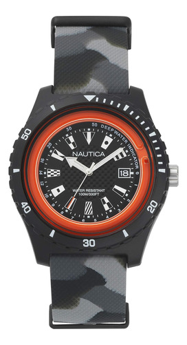 Reloj Para Hombre Nautica/naranja