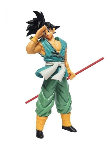 Figura Son Goku Traje Verde Anime Dragon Ball Z | Envío gratis