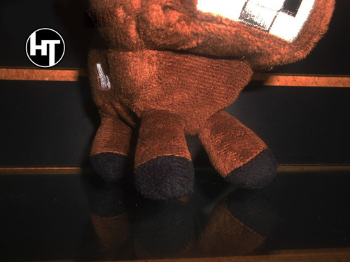 Imagen 3 de 4 de Minecraft, Vaca, Peluche, Original Jazware Toys, 5 Pulgadas.
