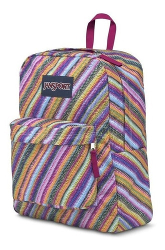 Mochila Jansport Linea Orig Multi Texture Stripe Armonyshop