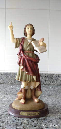 San Pancracio, Escultura De 33 Cm, Barocco.