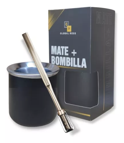 Kit 8 - Mate Premium + Bombilla Picoloro + Termo Contigo 1.2