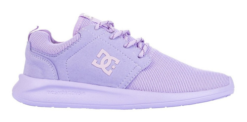 Zapatillas Dc Shoes Modelo Midway Sn Lila Exclusiva Mujer