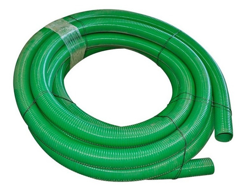 Manguera De Succion 2 PuLG Rollo De 10 Mts Color Verde