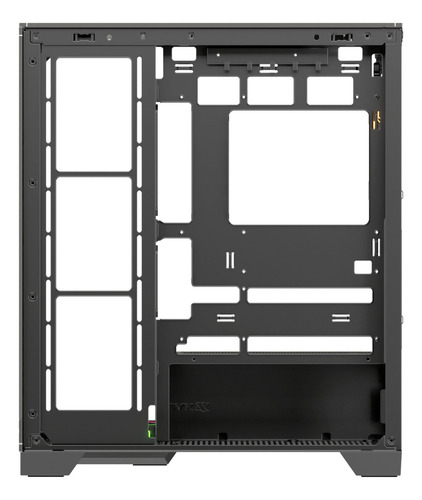 Gabinete Xyz Trifecta 2 Fans Argb Controller 3d Glass Usb C Black