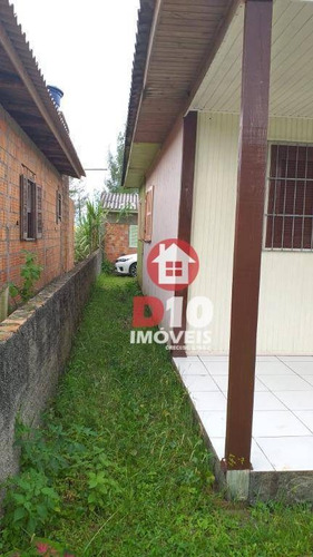 Casa À Venda Com 2 Dormitórios Em Balneário Arroio Do Silva No Guaraca-sc,de Frente Ao Mercado Bristot. - Ca2121