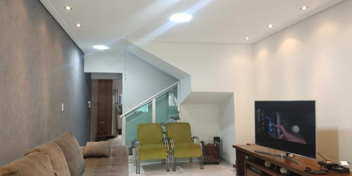 Sobrado Com 3 Dormitórios À Venda, 142 M² - Parque Marajoara - Santo André/sp - So20173