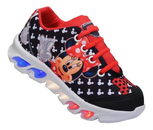 Tenis De Led Da Minnie Infantil Feminino Promo o MercadoLivre