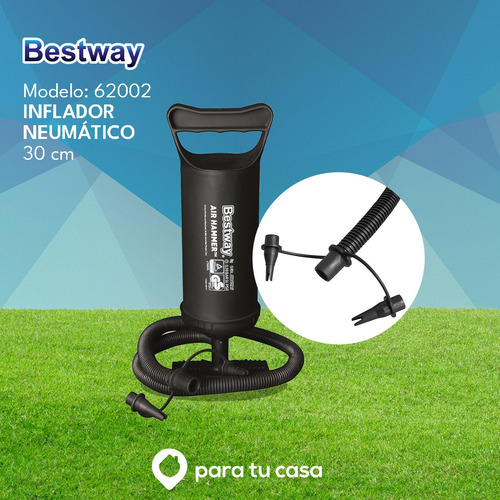Colchón Colchoneta Inflable 2 Plazas + Inflador Bestway Ct