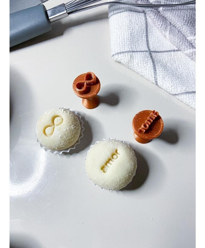 Imagem 6 de 10 de Kit Carimbo Brigadeiro Namorado, Casal, Coração, Amor 6peças