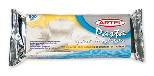 Pasta Modelar Secado Al Aire 1/2 Kg Artel