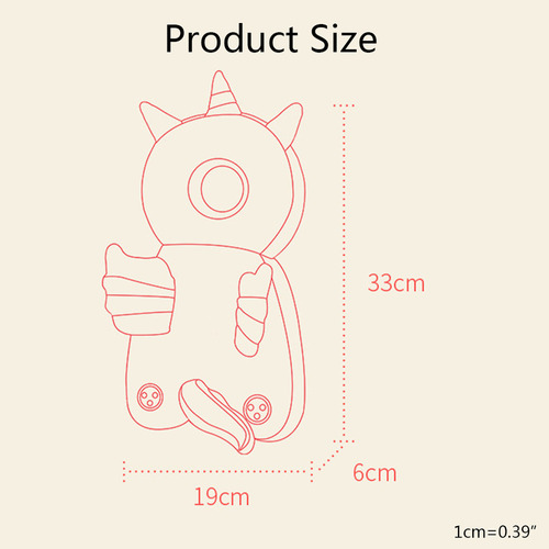 Mochila Transpirable Para Bebé, Para Proteger La Cabeza,
