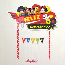 Comprar Topper Para Torta Mickey Y Sus Amigos Minnie Adorno De Torta