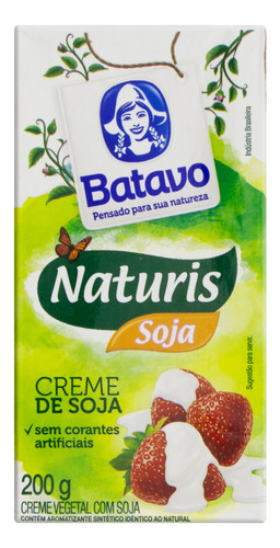 Creme de Soja Batavo Naturis Caixa 200g