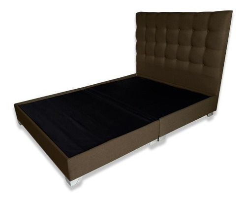 Base Cama Con Espaldar Premium Semidoble 120x190 + Envió