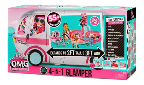 Lol Omg Surprise Camion Glamper Camper 55 Sorpresas 4 En 1 