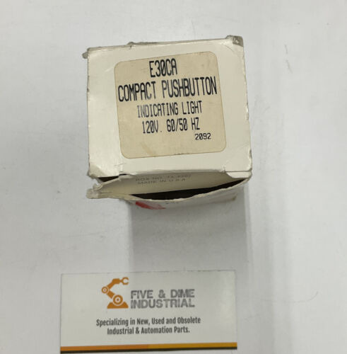 Cutler Hammer E30ca Eaton Compact Pushbutton Indicating  Ggi