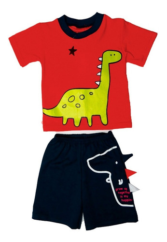 Conjunto De Niño 2 Piezas Saby Kids Dinosaurio