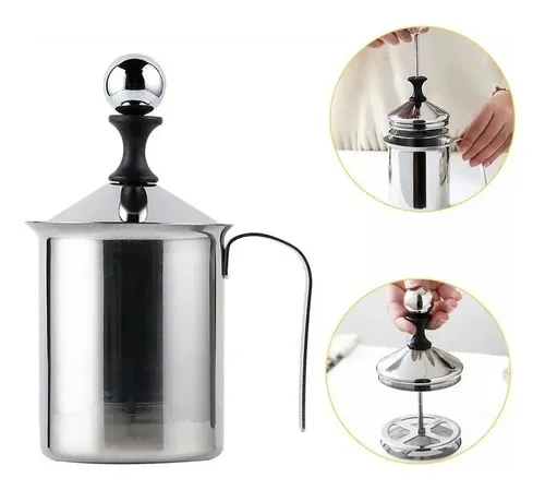 Espumador Batidor De Cafe Fabrica Espuma De Leche Cappucino
