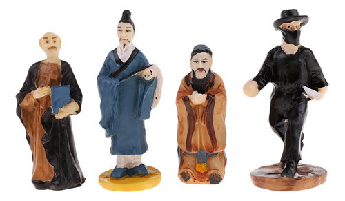Miniaturas De Resina De Gángster, Sacerdote Taoísta, Sacerdo