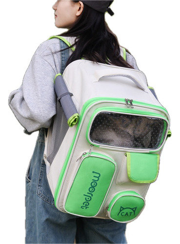 Mochila Bolso Plegable Mascota Perro Y Gato Muchos Color