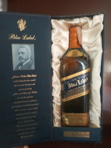 Botella De Whisky Blue Label Johnnie Walker 