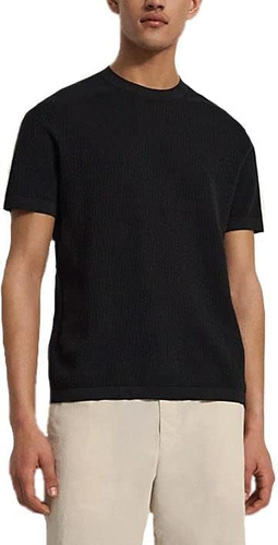 Theory Damian Tee.tactil Suéter Para Hombre, Negro, X-small 