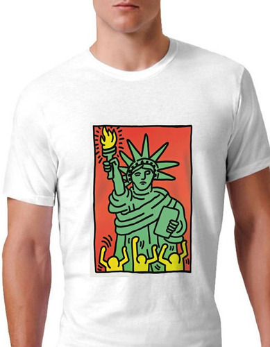 Playera Camiseta Keith Haring Pinturas Litografia Obras Unsx