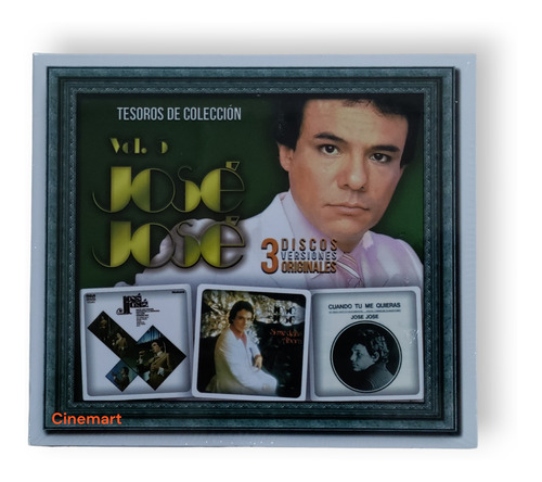 Jose Jose Tesoros De Coleccion Volumen 5 Box 3 Discos Cd