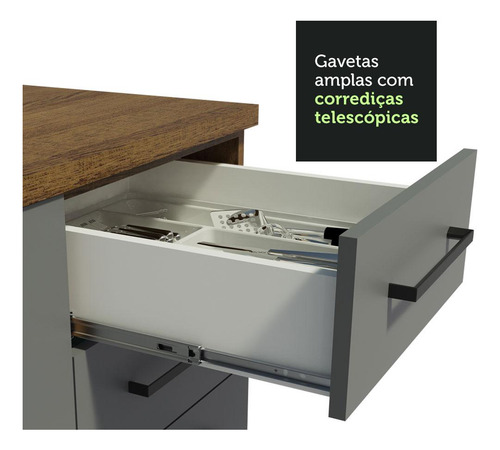 Cocina Integral Completa Modular Madesa Agata 180cm Mg 09