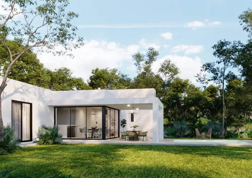 Casa Equipada En Venta De Una Planta En Privada Dzidzil-ha.