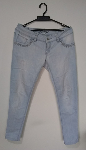 Pantalon Jean Dama  Azul Claro Talla 11