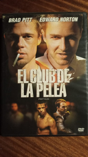 Dvd Original El Club De La Pelea - Pitt Norton (om)