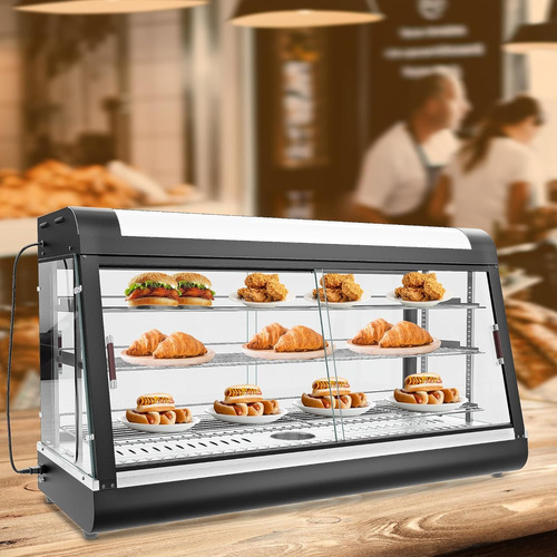Vitrina Calentadora D/alimentos, C/calefacción 3d; 48 In