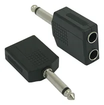 Comprar 2 X Adaptadores Conector 1\u002F4 Mono Macho A 2 1\u002F4 Mono Hembra