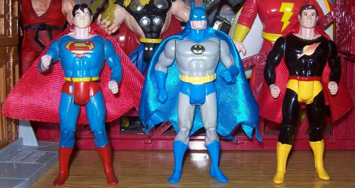 Dc Super Amigos Powers Superman Batman Solo La Capa Repro!