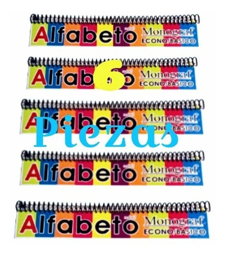 Paquete Con 6 Alfabeto Móviles +regalo Sorpresa