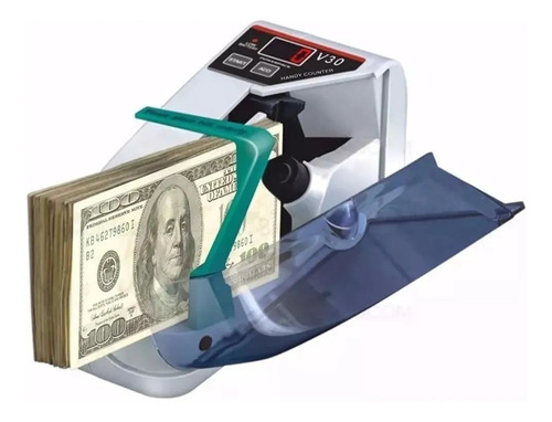 Imagen 1 de 4 de Contadora De Billetes Portátil Máquina Contar Dinero + Funda